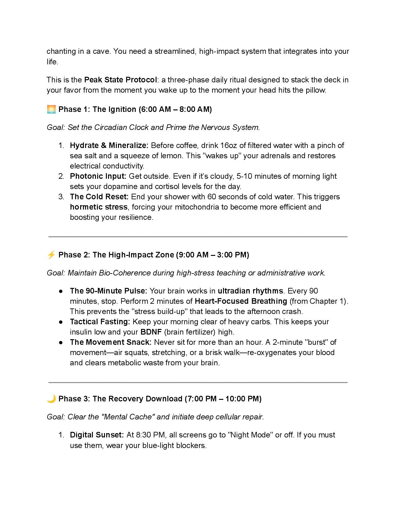 Bio-Coherence Blueprint
