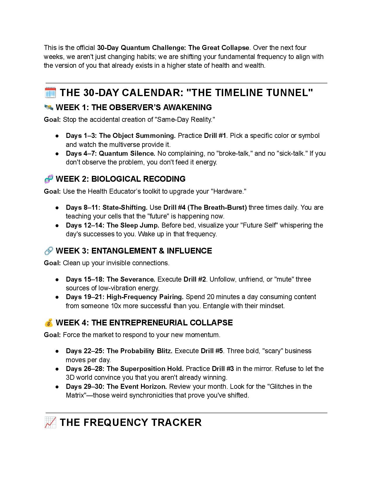 The Multiverse Manual