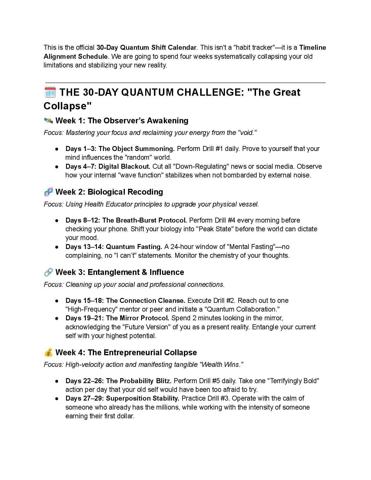 The Multiverse Manual