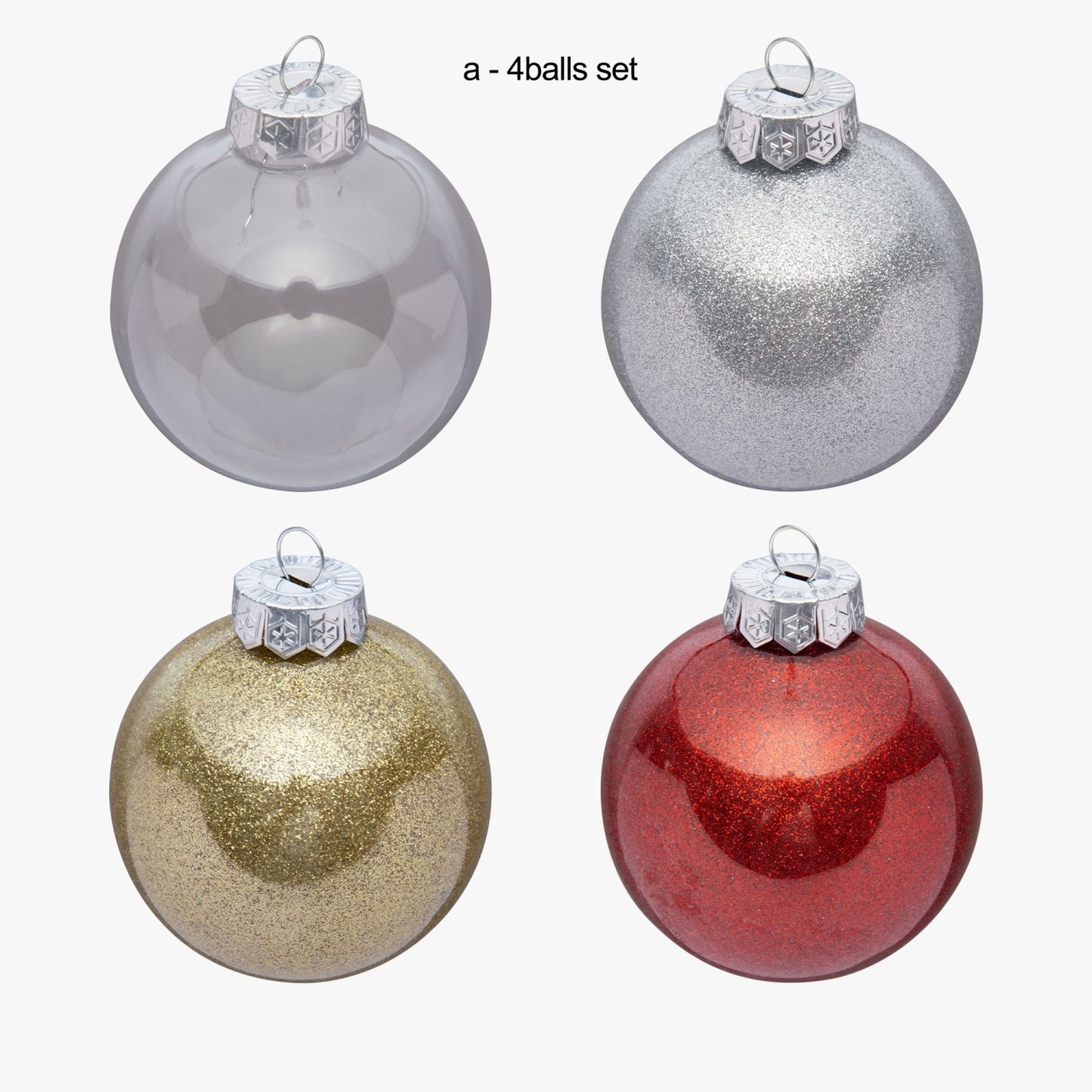 Christmas 4 Set Balls Set Ornaments