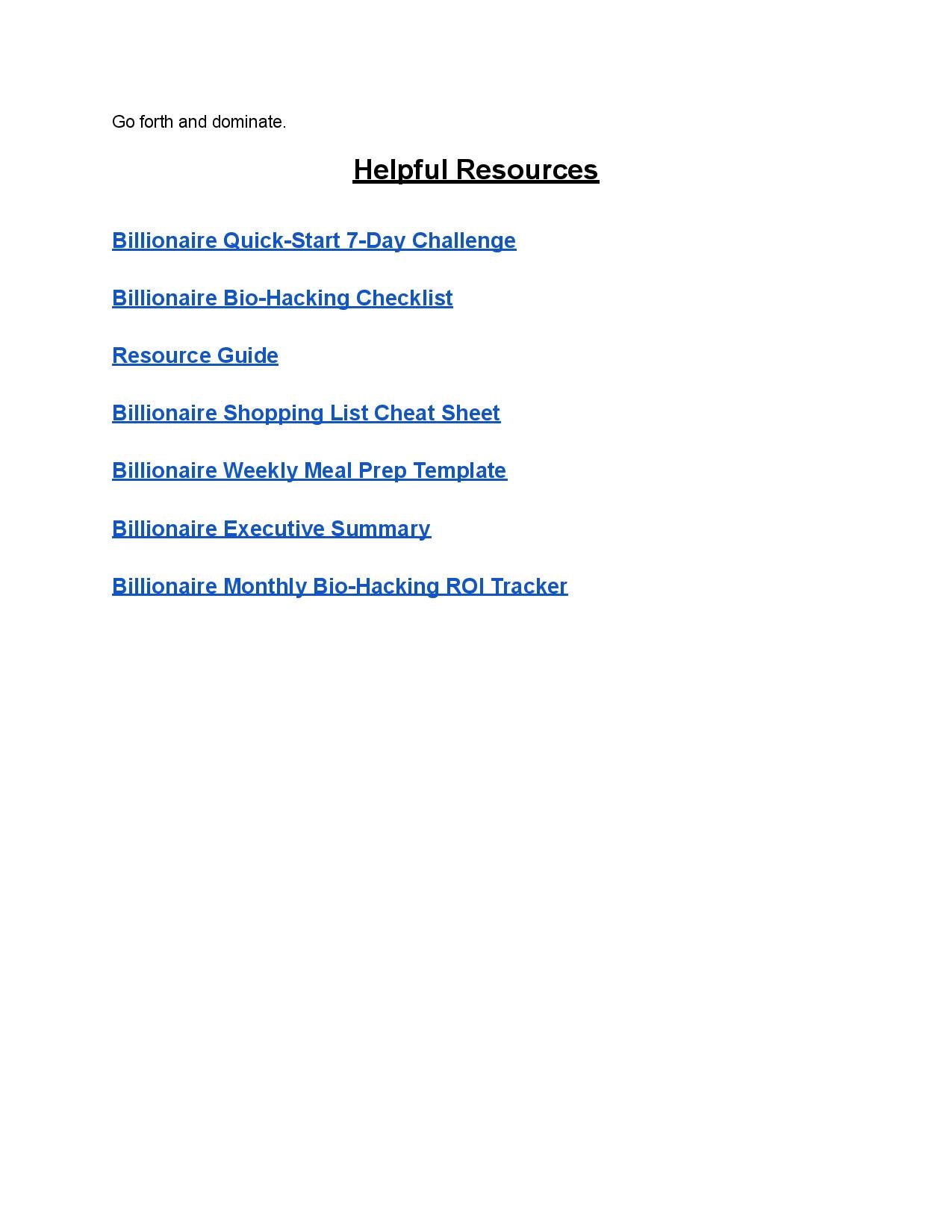 Bio-Hacking the Billionaire