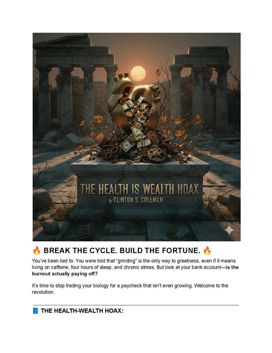 The Health Wealth Hoax