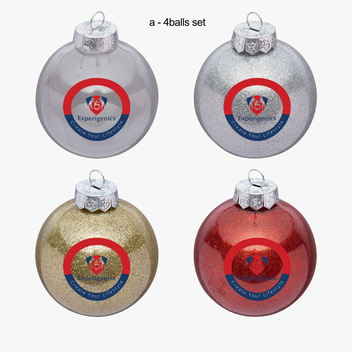 Christmas 4 Set Balls Set Ornaments