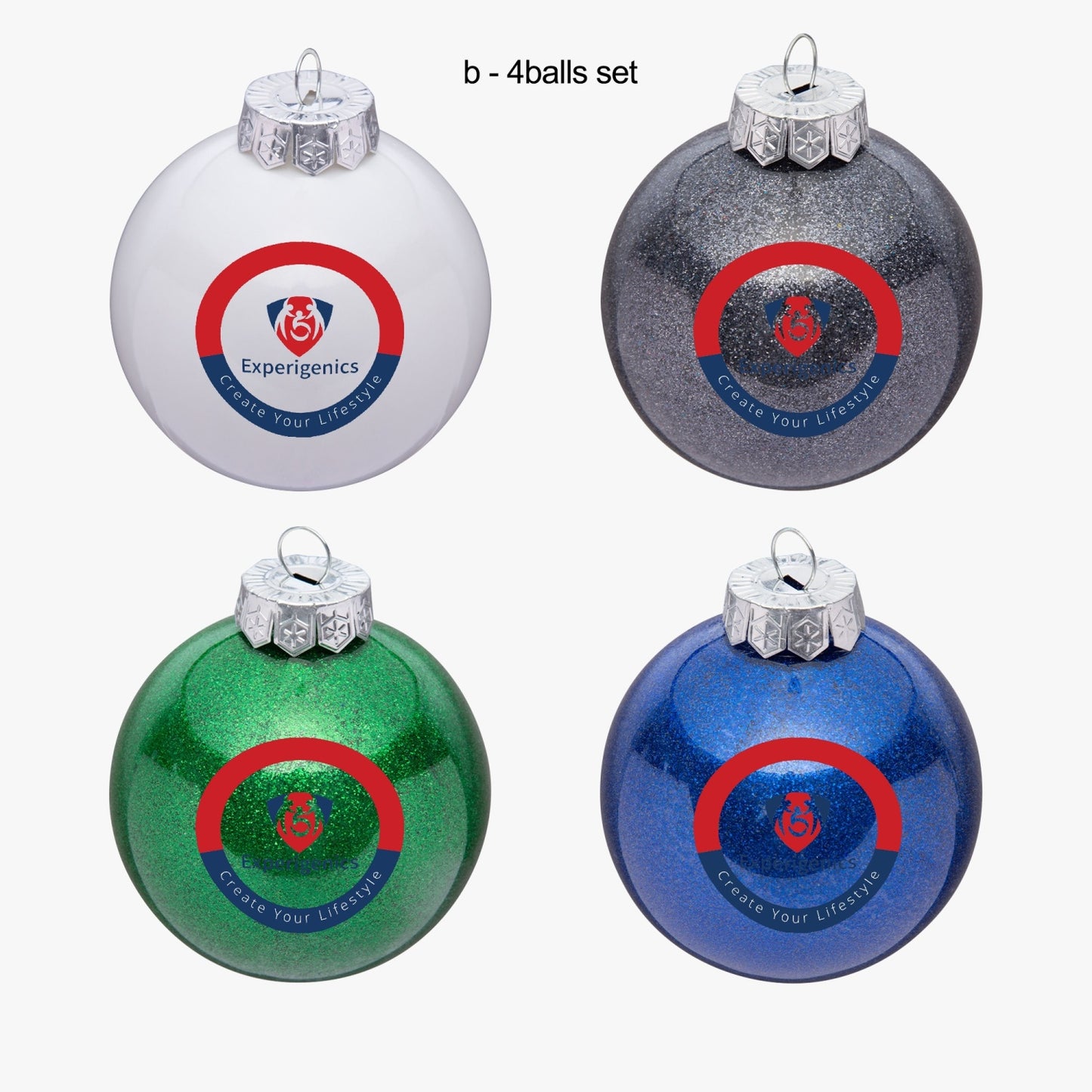 Christmas 4 Set Balls Set Ornaments